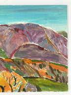 Japanese Autumn Mountains Oil Painting Landscape Original Yoshihiro Hagino FL160