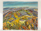 Japanese Autumn Mountains Oil Painting Original Signed Yoshihiro Hagino FL181