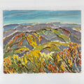 Japanese Autumn Mountains Oil Painting Original Signed Yoshihiro Hagino FL181