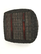Japanese Bamboo Basket Vtg Charcoal basket Tea Ceremony Sumitori Kago B180