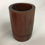Japanese Bamboo Basket Vtg Flower Vase Ikebana Arrangement Kago Kado B164