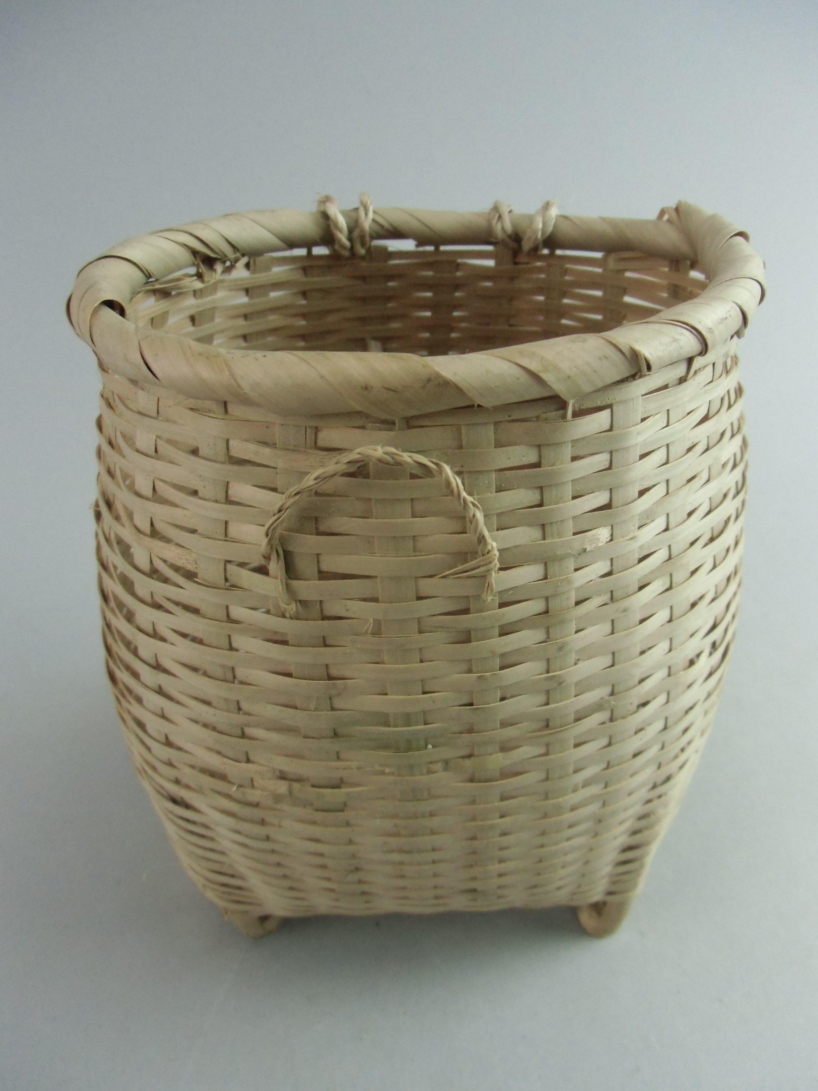 Japanese Vintage Bamboo Flower Basket with Otoshi Water Container (item  #1451198)