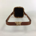 Japanese Bamboo Basket Vtg Ikebana Flower Arrangement Kado Kago B156