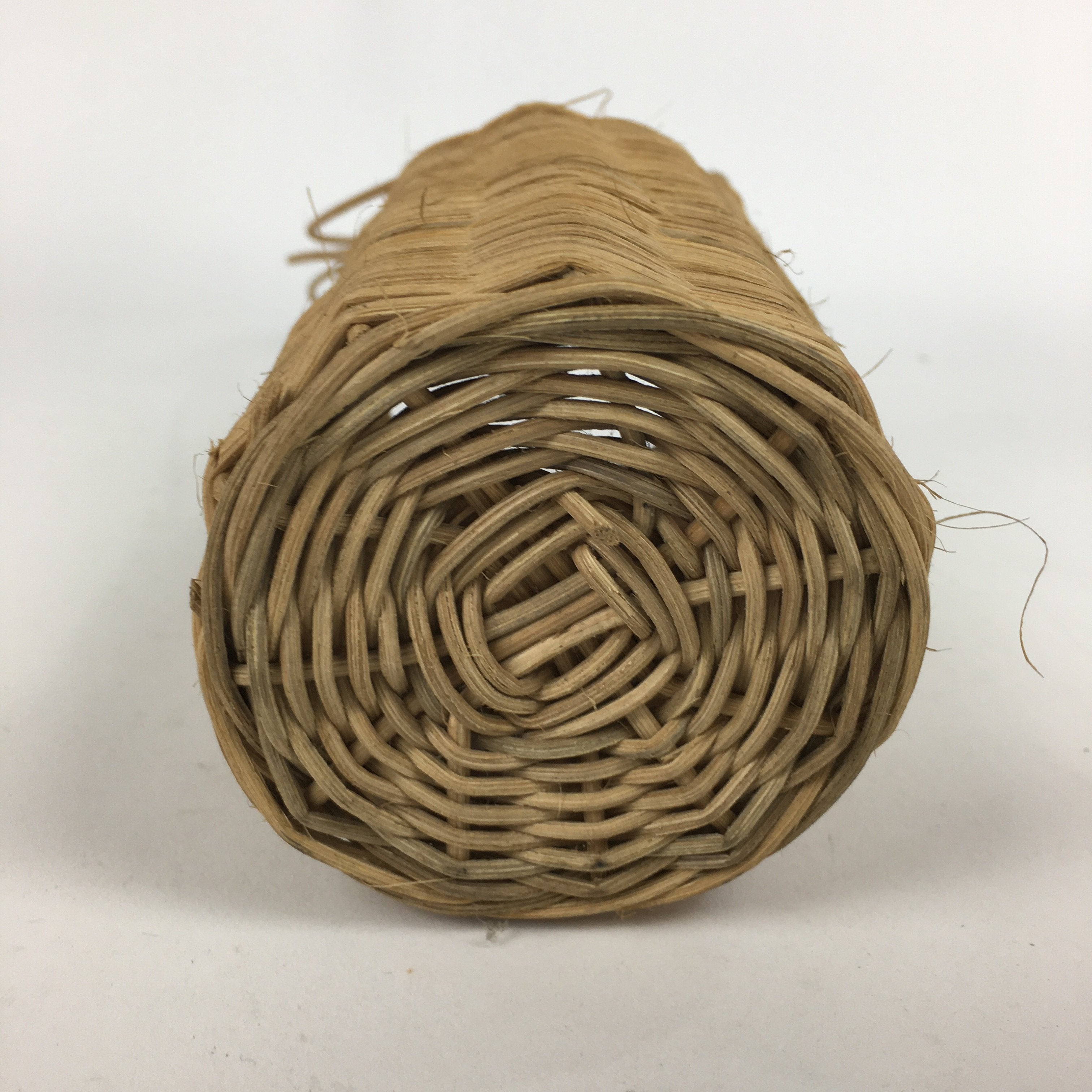 Japanese Bamboo Basket Vtg Ikebana Flower Arrangement Kado Kago B166
