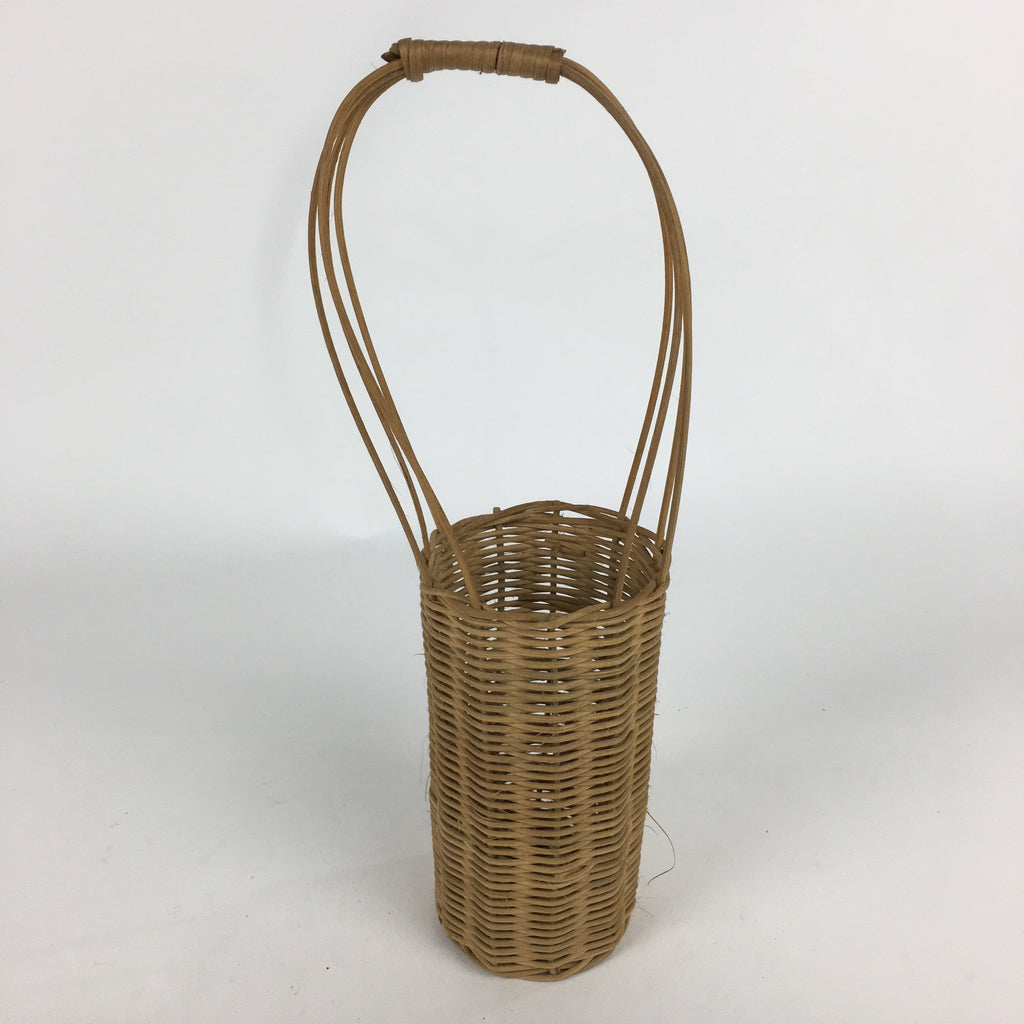 Japanese Bamboo Basket Vtg Ikebana Flower Arrangement Kado Kago B166