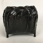 Japanese Bamboo Basket Vtg Ikebana Flower Arrangement Kado Kago B168