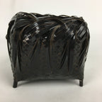 Japanese Bamboo Basket Vtg Ikebana Flower Arrangement Kado Kago B168