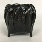 Japanese Bamboo Basket Vtg Ikebana Flower Arrangement Kado Kago B168