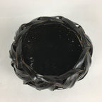 Japanese Bamboo Basket Vtg Ikebana Flower Arrangement Kado Kago B168