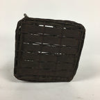 Japanese Bamboo Basket Vtg Ikebana Flower Arrangement Kado Kago B181