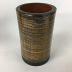 Japanese Bamboo Basket Vtg Ikebana Flower Arrangement Vase Kado Kago B170