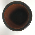 Japanese Bamboo Basket Vtg Ikebana Flower Arrangement Vase Kado Kago B170