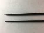 Japanese Bamboo Chopsticks 1 Pair Vtg Hashi Reusable Tableware Black J842