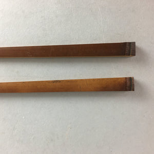 Japanese Bamboo Chopsticks 1 Pair Vtg Hashi Reusable Tableware Brown J844