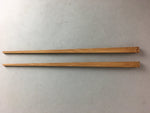 Japanese Bamboo Chopsticks 1 Pair Vtg Hashi Reusable Tableware Brown J844