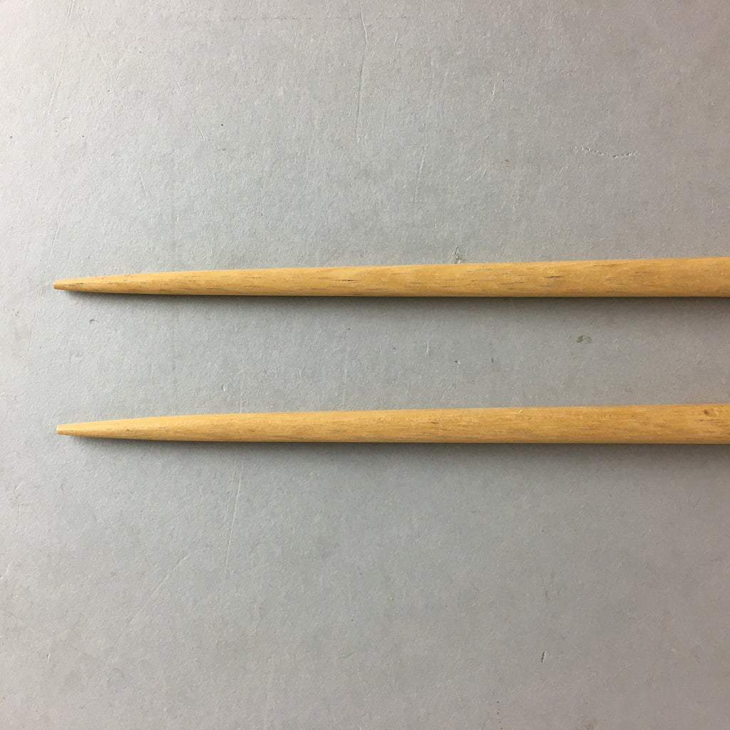 Japanese Bamboo Chopsticks 1 Pair Vtg Hashi Reusable Tableware Brown J847