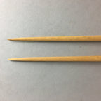 Japanese Bamboo Chopsticks 1 Pair Vtg Hashi Reusable Tableware Brown J847