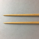 Japanese Bamboo Chopsticks 1 Pair Vtg Hashi Reusable Tableware Brown J847
