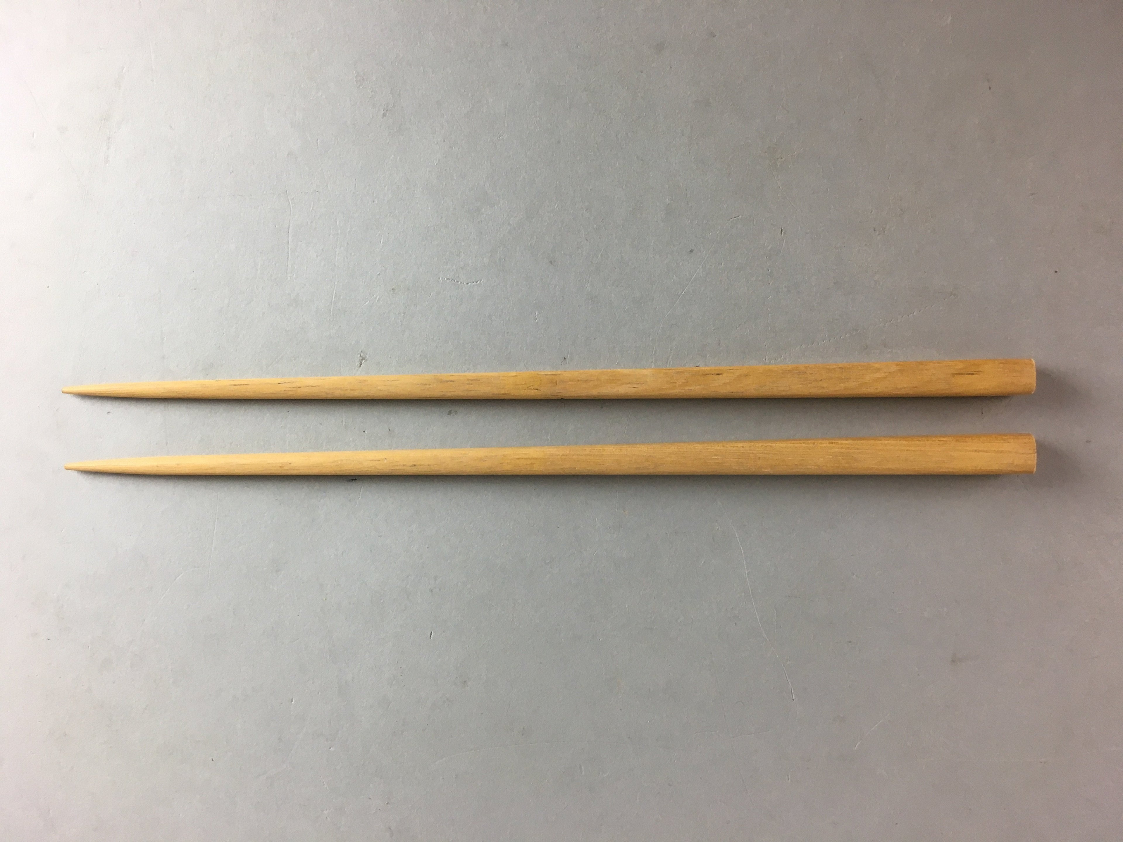 Japanese Bamboo Chopsticks 1 Pair Vtg Hashi Reusable Tableware Brown J847