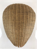 Japanese Bamboo Drying Basket Vtg Drainer Kago Zaru 53 cm Long B198