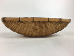 Japanese Bamboo Drying Basket Vtg Natural Kago Zaru 12 cm Wide B185