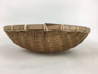 Japanese Bamboo Drying Basket Vtg Natural Kago Zaru 35.5 cm Wide B184