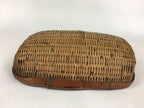 Japanese Bamboo Drying Basket Vtg Natural Kago Zaru 38.5 cm Wide B183