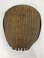 Japanese Bamboo Drying Basket Vtg Natural Kago Zaru 40 cm Long B188