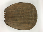 Japanese Bamboo Drying Basket Vtg Natural Kago Zaru 52.5 cm Long B186