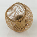 Japanese Bamboo Flower Vase and Basket Vtg Kabin Ikebana Arrangement PX627