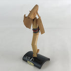 Japanese Bamboo Kokeshi Doll Vtg Awaji Figurine Traditional Craft Folk Art Toy K