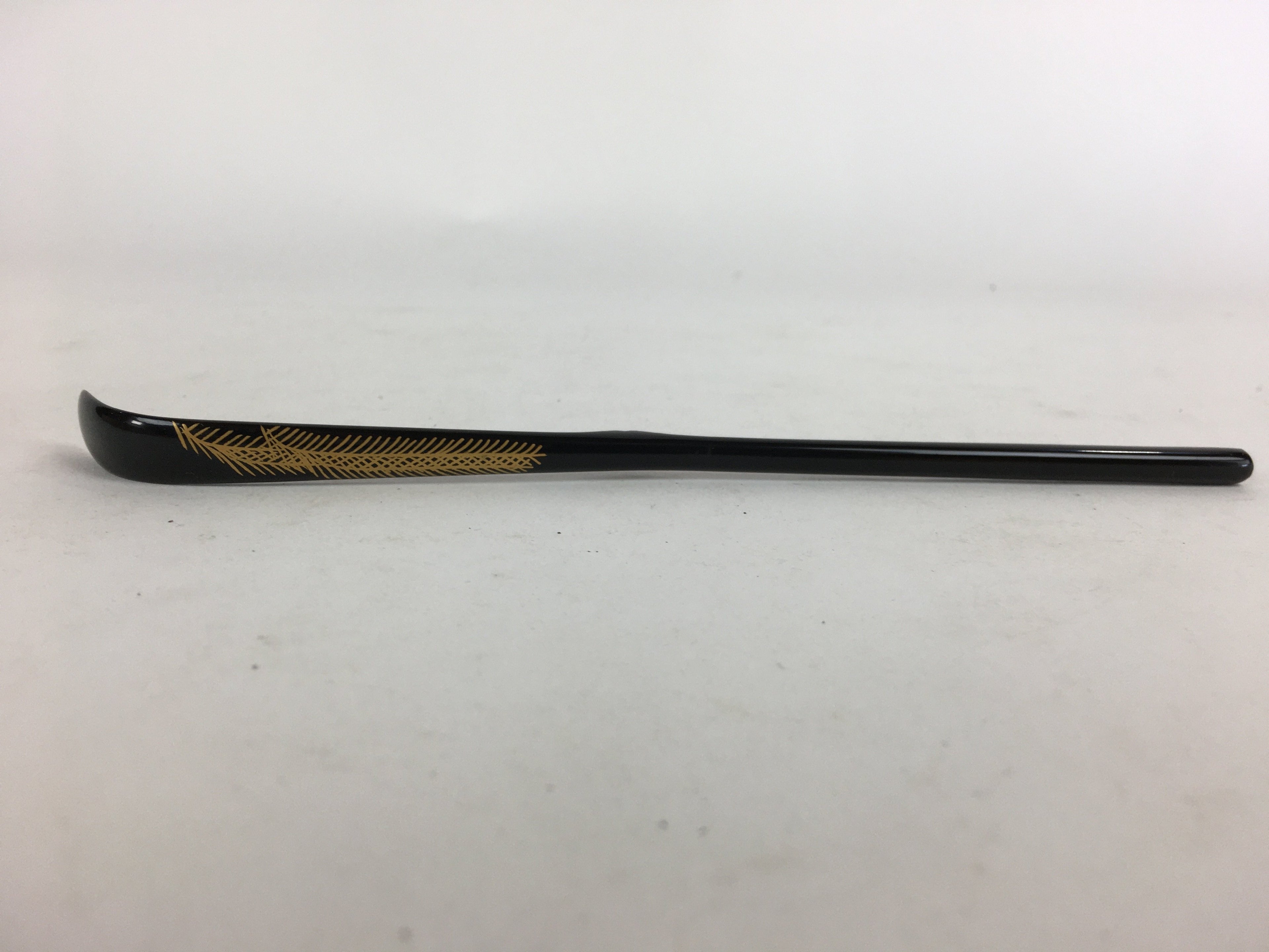 Japanese Bamboo Lacquered Fukushima-Nuri Chashaku Vtg Tea Ceremony TG159