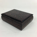 Japanese Bamboo Lacquerware Lidded Box Vtg Bamboo Work Rantai UR715