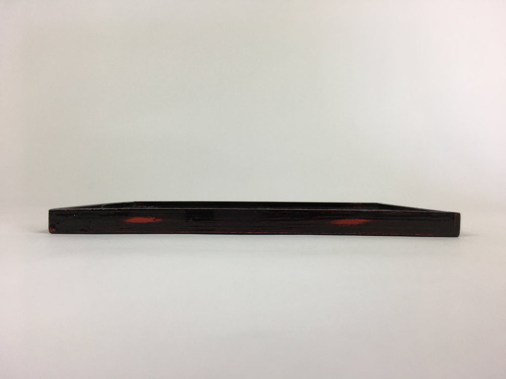 Japanese Bamboo Lacquerware Tray Vtg Bamboo Work Rantai Obon UR714