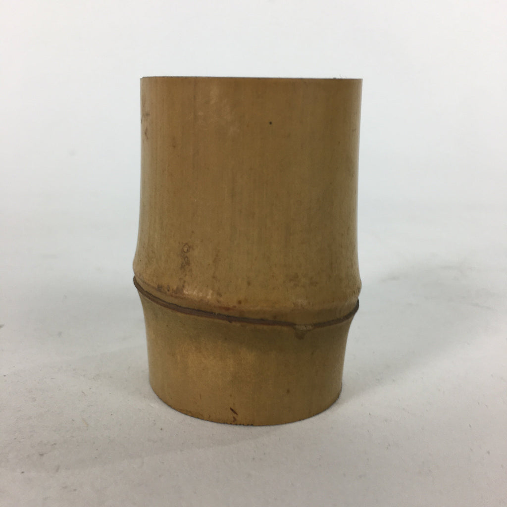 Japanese Bamboo Ladle Rest Lid Stand Tea Ceremony Vtg Take Futaoki Sado TG136