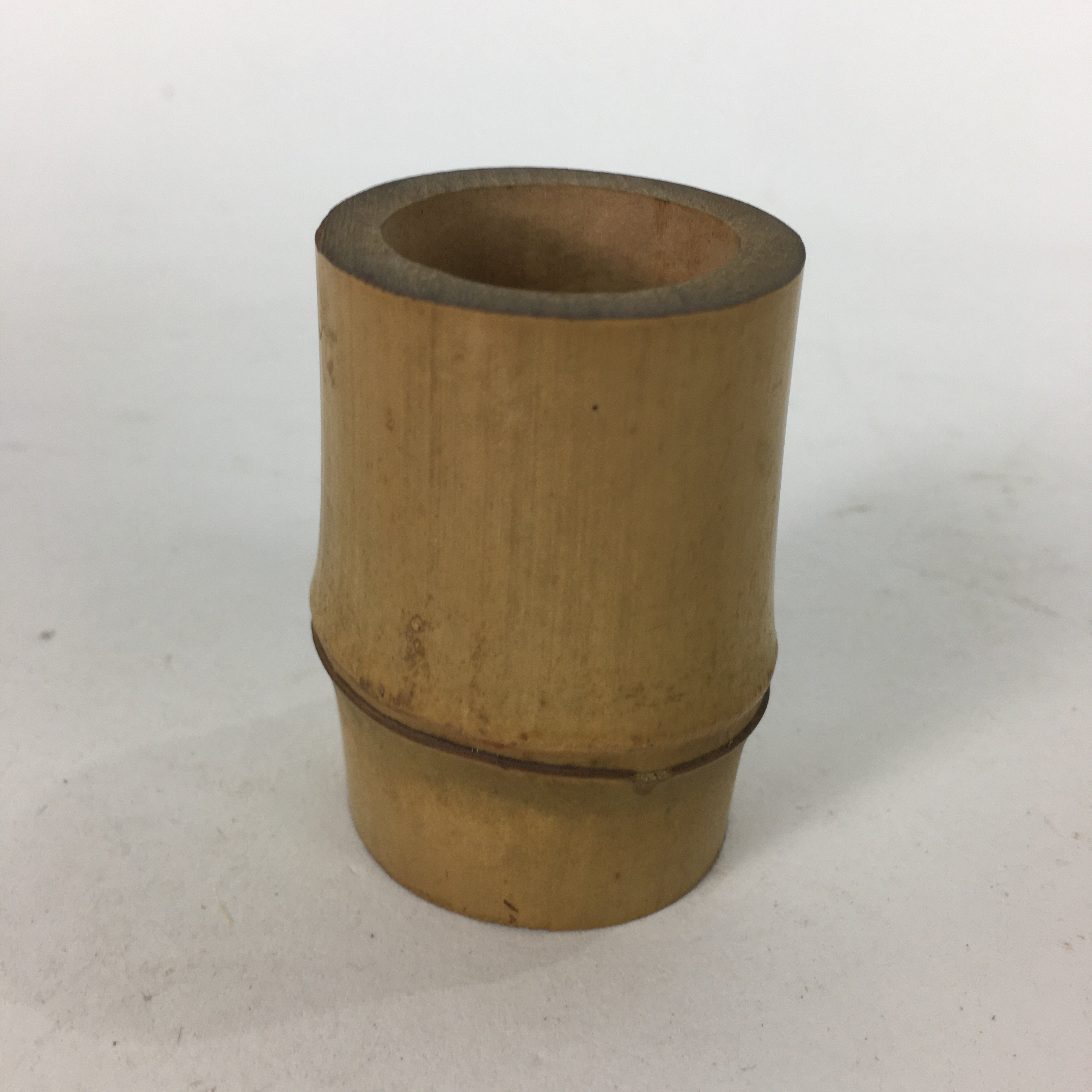 Japanese Bamboo Ladle Rest Lid Stand Tea Ceremony Vtg Take Futaoki Sado TG136
