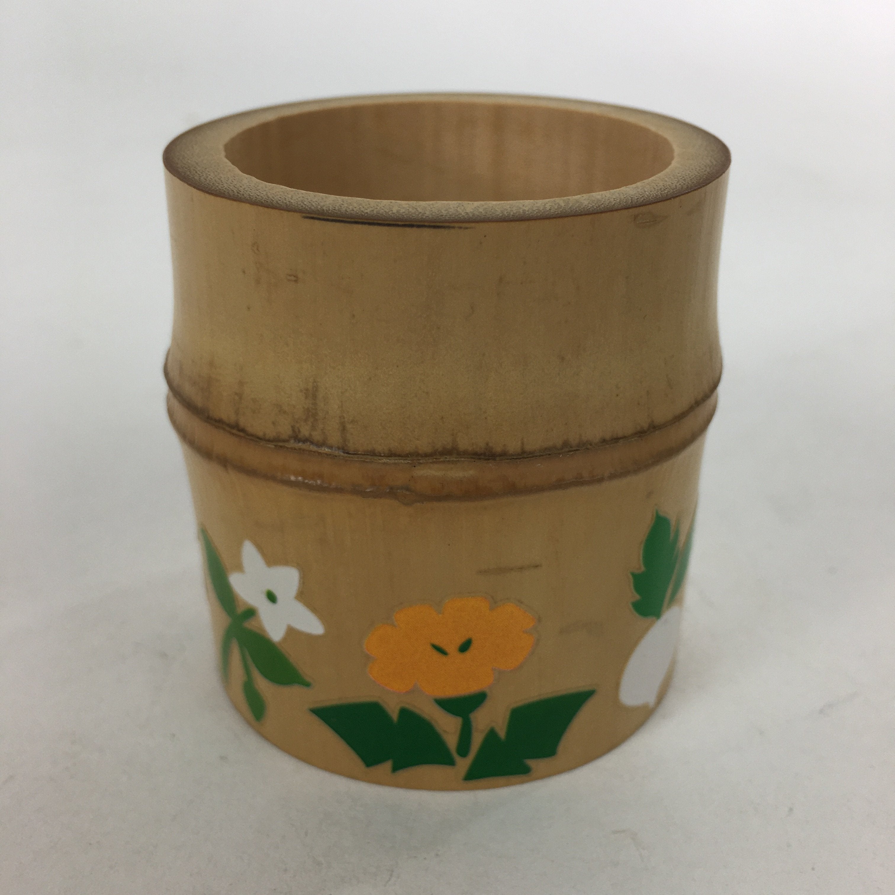 Japanese Bamboo Ladle Rest Lid Stand Tea Ceremony Vtg Take Futaoki Sado TG141