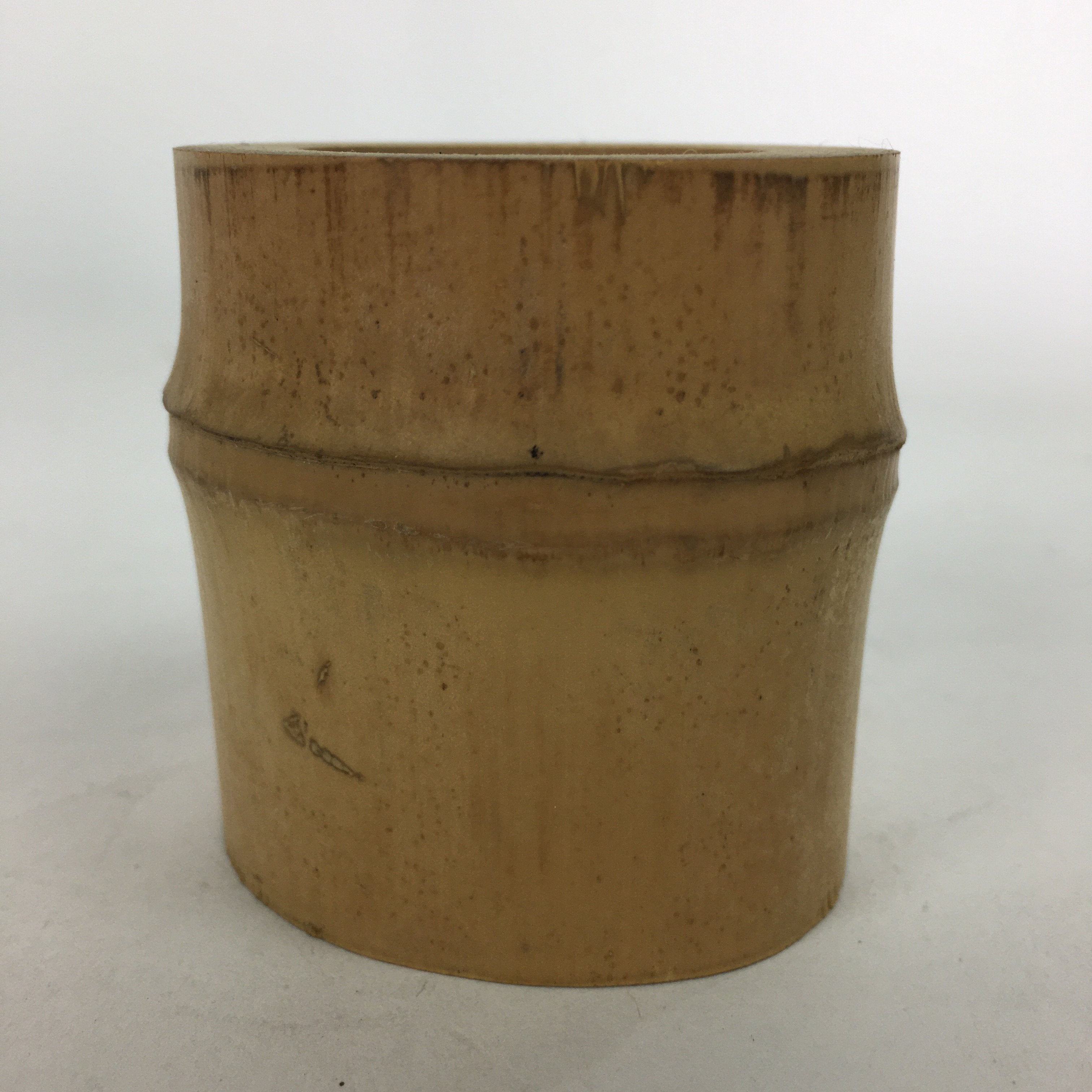 Japanese Bamboo Ladle Rest Lid Stand Tea Ceremony Vtg Take Futaoki Sado TG142