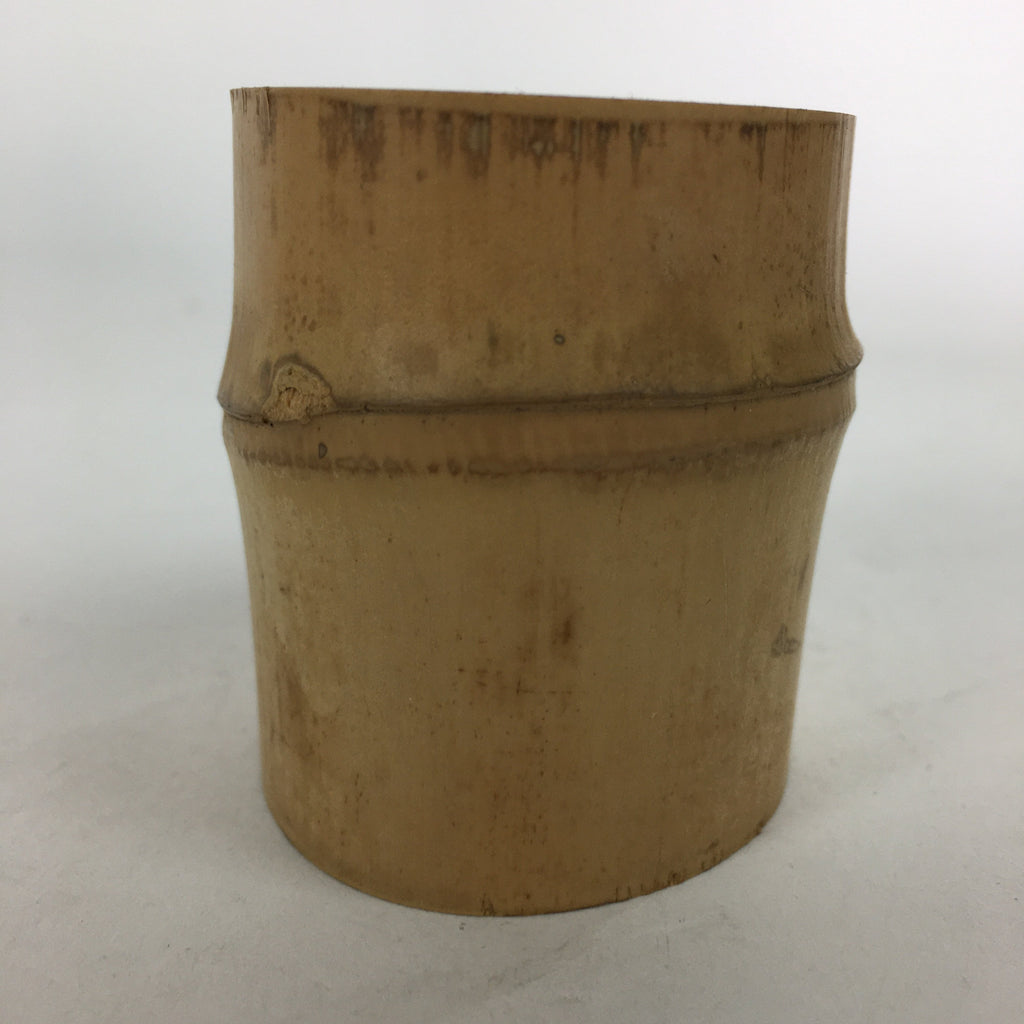 Japanese Bamboo Ladle Rest Lid Stand Tea Ceremony Vtg Take Futaoki Sado TG142