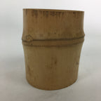 Japanese Bamboo Ladle Rest Lid Stand Tea Ceremony Vtg Take Futaoki Sado TG142