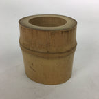 Japanese Bamboo Ladle Rest Lid Stand Tea Ceremony Vtg Take Futaoki Sado TG142