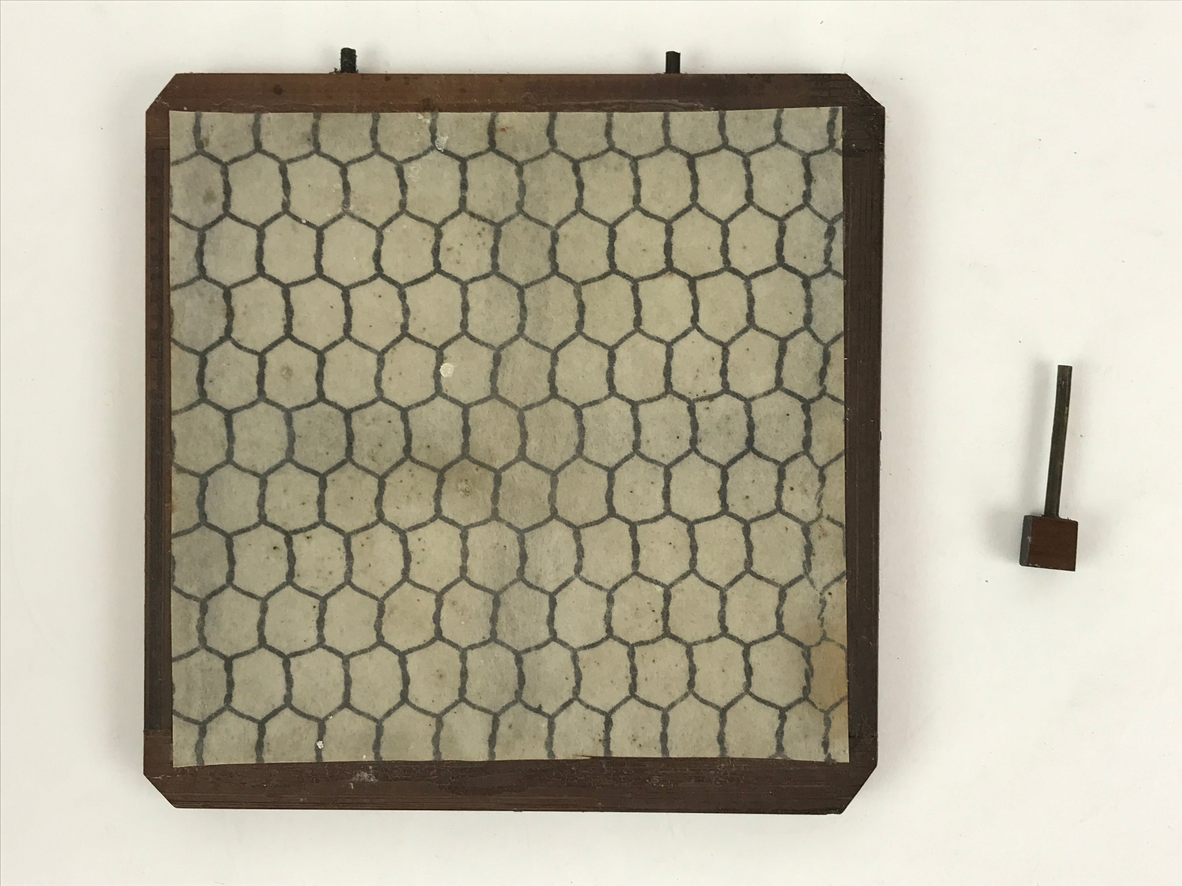 Japanese Bamboo Lantern Toro Light Cover House Vtg Japanese Paper Washi JK464