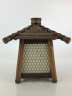 Japanese Bamboo Lantern Toro Light Cover House Vtg Japanese Paper Washi JK464