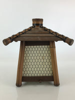 Japanese Bamboo Lantern Toro Light Cover House Vtg Japanese Paper Washi JK464