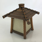 Japanese Bamboo Lantern Toro Light Cover House Vtg Japanese Paper Washi JK464