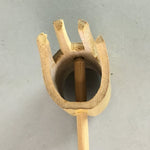 Japanese Bamboo Noodle Scoop Vtg Kitchen Tool Pasta Ramen Udon Laddle J867