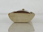 Japanese Bamboo Product Sliding Lid Toothpick Case Vtg Flower Deer Kanji Nara UR