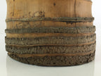 Japanese Bamboo Tube Vase Hanaire Vtg Ikebana Tea Ceremony FK10