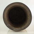 Japanese Bamboo Tube Vase Hanaire Vtg Ikebana Tea Ceremony FK10