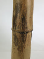 Japanese Bamboo Tube Vase Hanaire Vtg Ikebana Tea Ceremony FK6